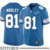Detroit Lions #81 Stacey Mobley Blue Home Jersey