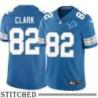 Detroit Lions #82 Robert Clark Blue Home Jersey