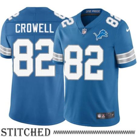 Detroit Lions #82 Germane Crowell Blue Home Jersey