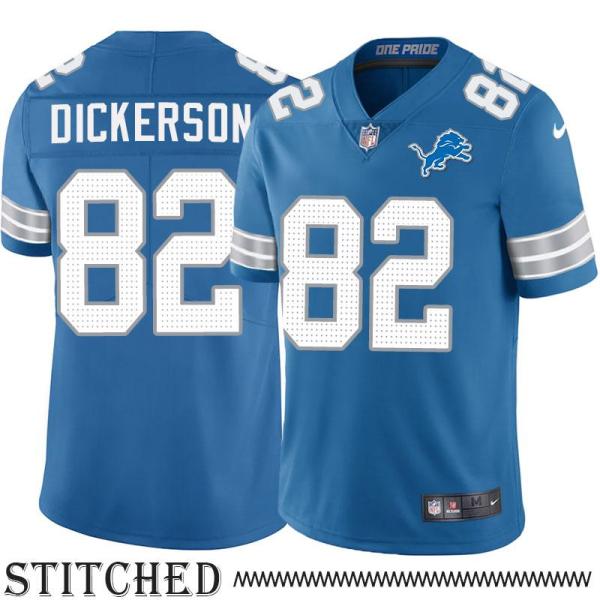Detroit Lions #82 Dorin Dickerson Blue Home Jersey