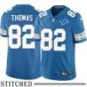 Detroit Lions #82 Logan Thomas Blue Home Jersey