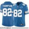 Detroit Lions #82 Jordan Thompson Blue Home Jersey