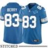 Detroit Lions #83 Connie Mack Berry Blue Home Jersey