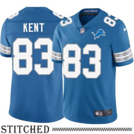 Detroit Lions #83 Greg Kent Blue Home Jersey