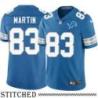 Detroit Lions #83 Robbie Martin Blue Home Jersey