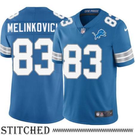 Detroit Lions #83 Mike Melinkovich Blue Home Jersey