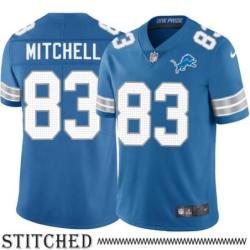 Detroit Lions #83 Jim Mitchell Blue Home Jersey