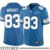 Detroit Lions #83 Tim Wright Blue Home Jersey