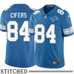 Detroit Lions #84 Bob Cifers Blue Home Jersey