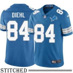 Detroit Lions #84 Dave Diehl Blue Home Jersey