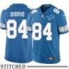 Detroit Lions #84 Jerry Diorio Blue Home Jersey