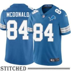 Detroit Lions #84 Shaun McDonald Blue Home Jersey