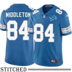 Detroit Lions #84 Dave Middleton Blue Home Jersey