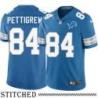 Detroit Lions #84 Brandon Pettigrew Blue Home Jersey