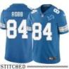 Detroit Lions #84 Joe Robb Blue Home Jersey