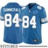 Detroit Lions #84 Pat Summerall Blue Home Jersey