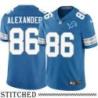 Detroit Lions #86 Stephen Alexander Blue Home Jersey