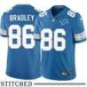 Detroit Lions #86 Danny Bradley Blue Home Jersey