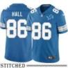 Detroit Lions #86 Tom Hall Blue Home Jersey