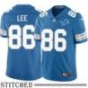 Detroit Lions #86 Khari Lee Blue Home Jersey