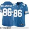 Detroit Lions #86 John McCambridge Blue Home Jersey
