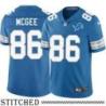 Detroit Lions #86 Willie McGee Blue Home Jersey
