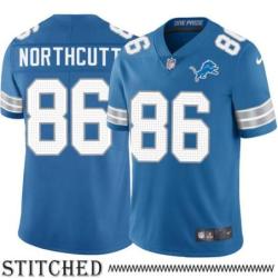 Detroit Lions #86 Dennis Northcutt Blue Home Jersey