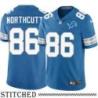 Detroit Lions #86 Dennis Northcutt Blue Home Jersey