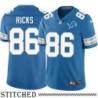 Detroit Lions #86 Mikhael Ricks Blue Home Jersey