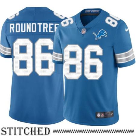 Detroit Lions #86 Ray Roundtree Blue Home Jersey