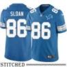 Detroit Lions #86 David Sloan Blue Home Jersey