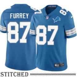 Detroit Lions #87 Mike Furrey Blue Home Jersey