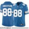 Detroit Lions #88 Scotty Anderson Blue Home Jersey