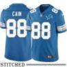 Detroit Lions #88 Jim Cain Blue Home Jersey