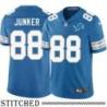 Detroit Lions #88 Steve Junker Blue Home Jersey
