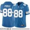 Detroit Lions #88 Ollie Poole Blue Home Jersey