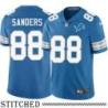 Detroit Lions #88 Charlie Sanders Blue Home Jersey