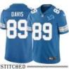 Detroit Lions #89 Kellen Davis Blue Home Jersey
