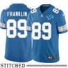 Detroit Lions #89 Dennis Franklin Blue Home Jersey