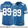 Detroit Lions #89 Dave Little Blue Home Jersey