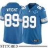 Detroit Lions #89 Brock Wright Blue Home Jersey