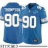 Detroit Lions #90 Robert Thompson Blue Home Jersey