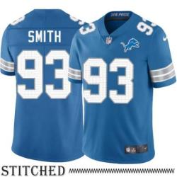 Detroit Lions #93 Corey Smith Blue Home Jersey