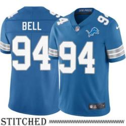 Detroit Lions #94 Marcus Bell Blue Home Jersey