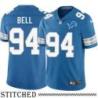 Detroit Lions #94 Marcus Bell Blue Home Jersey