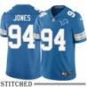 Detroit Lions #94 Benito Jones Blue Home Jersey