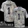 Mike Hollis Jersey Buffalo Bills #1 2024 Salute to Service Camo