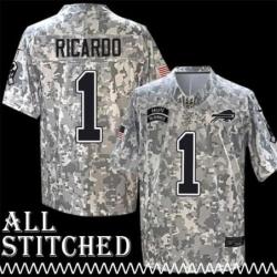 Benny Ricardo Jersey Buffalo Bills #1 2024 Salute to Service Camo