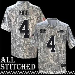 John Kidd Jersey Buffalo Bills #4 2024 Salute to Service Camo