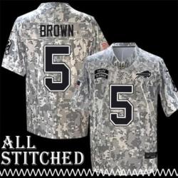 Travis Brown Jersey Buffalo Bills #5 2024 Salute to Service Camo